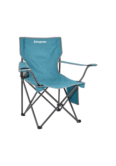 Kingcamp Lotus Comfort Konforlu & Takviyeli Kamp Sandalyesi Cyan Buz Mavisi