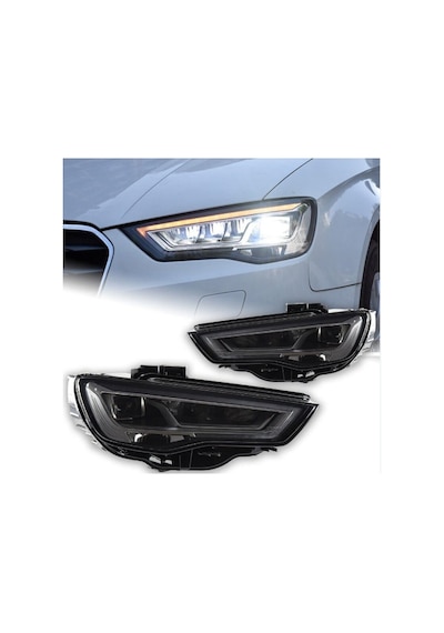 Autogp Audi A3 Ön Far Lambası Facelift Model Ledli Matrix 2013 / 2017 8v Tak Çalıştır