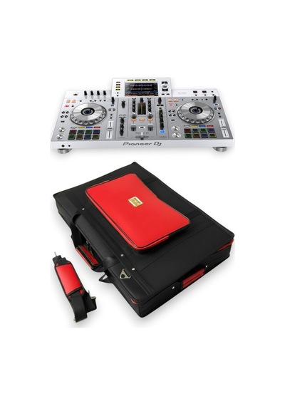 Xdj Rx2 Setup Için Uyumlu Çanta Soft Case Kılıf. Siyah Kırmızı.