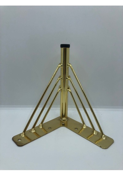 Metal, 15 12 12 Cm Gold Kaplama Koltuk,baza, Ayağı 4 Adet