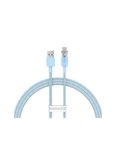 Baseus Explorer Serisi Hızlı Şarj Kablosu Akıllı Sıcaklık Kontrolü Usb To Type-c 100w, 1m, Mavi Sku: Zeus8690010113016