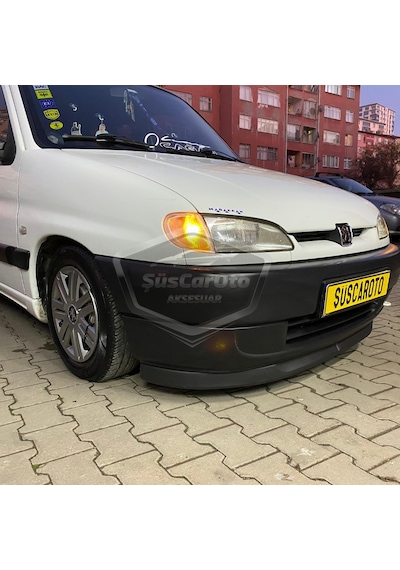 Peugeot Partner 1 1996-2003 Uyumlu Üniversal Astra H Lip Esnek Ön Lip 2 Parça Tampon Altı Dil Karlık Ön Ek 00 Şüscaroto Aksesuar