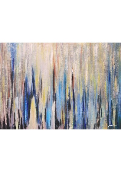 Soyut El Yapımı Yağlı Boya Tablo 106x79cm