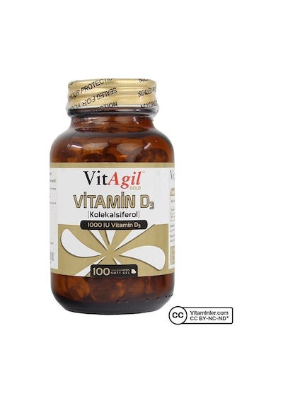Vitagil Gold Vitamin D3 1000 Mg 100 Kapsül