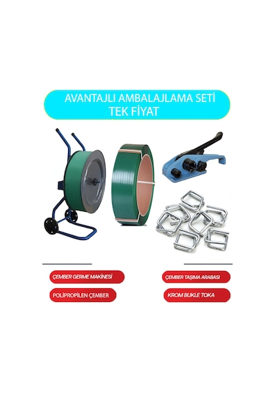 Kazançlı 16'lık Polyester Çember Kullanım Seti