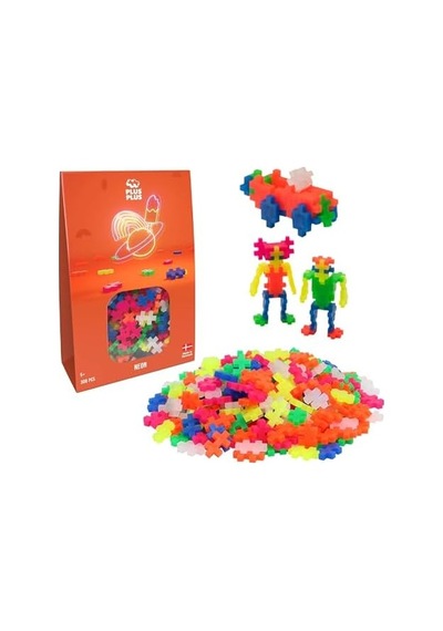 Klocki Mini Neon 300 Elementów W Opakowaniu