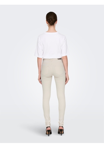 Only Onlblush Mıd Skınny Dnm Dot019 Kadın Bej Denim Pantolon - 15337789 Bej