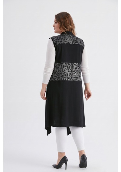 Wearon Kadın Düğmesiz Modelli Yelek 54148 Bgl-st05660 Siyah
