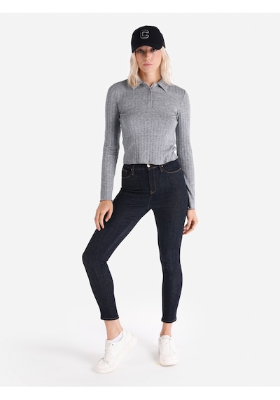 Colin's Colins 760 Diana Süper Slim Fit Yüksek Bel Dar Paça Mavi Kadın Pantolon Cl1066391 Denim