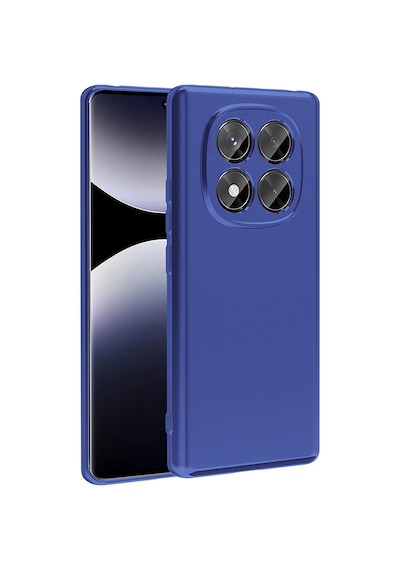 Xiaomi Redmi Note 14 Pro 4g Kılıf Zore Premier Silikon Kapak Saks Mavi