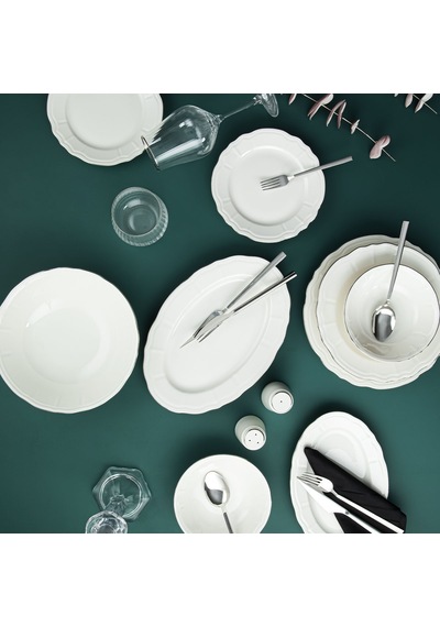 Aryıldız Tiffany 60 Parça Yemek Takımı Platin