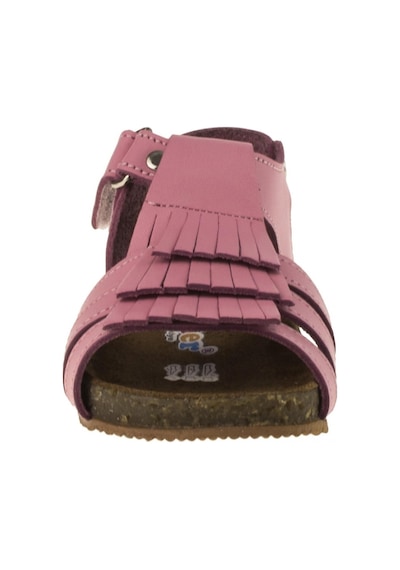 Toddler 01318 Anatomik,Deri ,Mantar Taban Pembe Sandalet 26-30 Pembe