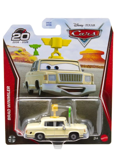 Disney Pixar Cars 20.yıl Özel Serisi Brad Winmiler Sarı
