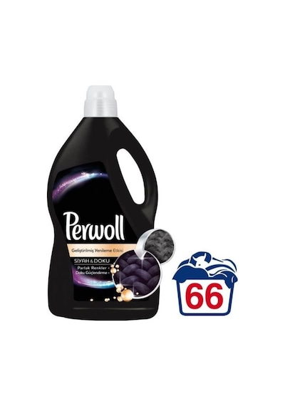 Perwoll Siyah & Doku Sıvı Çamaşır Deterjanı 66 Yıkama 4 L