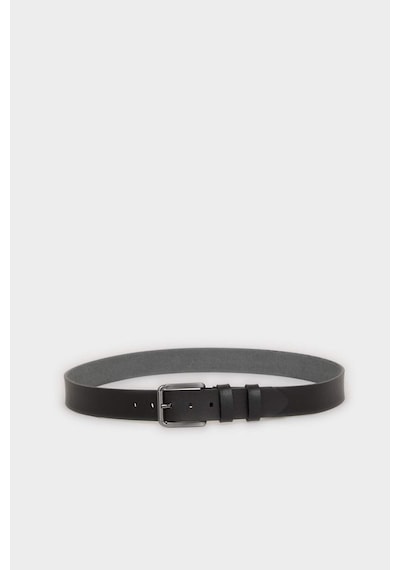 Defacto Erkek Dikdörtgen Toka Suni Deri Jean Kemeri H6861axnsbk27 Siyah-bk27