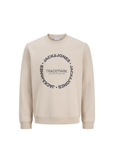 Jack & Jones Jjbenson Sweat Crew Neck Moonbeam Erkek Sweatshirt 12298497 Bej