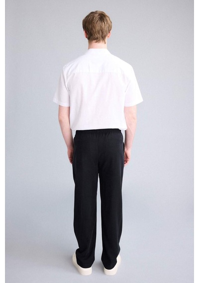 Defacto Yumuşak Dokulu Relax Fit Siyah Pantolon G8149ax26smbk81 Siyah-bk81