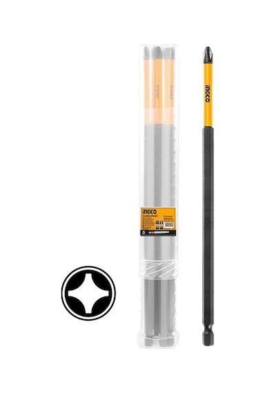 Ingco Endüstriyel 10'Lu Darbeli Uzun Yıldız Tornavida Ucu Seti 250MM