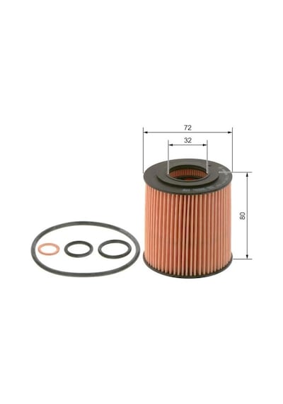 Bmw 316i E46 Yag Filtresi 2002-2005 Bosch 09864b7018