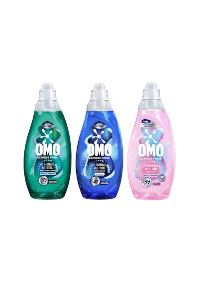 Omo Express Fresh Sensitive Sıvı Deterjan Seti 1480 Ml X3 Diğer