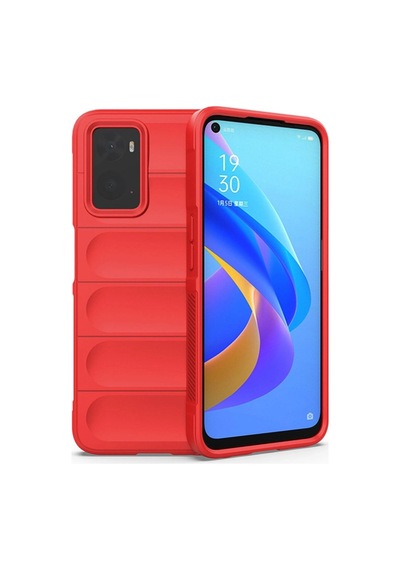 Realme 9i 4g Kılıf Optimum Silikon - Kırmızı 0.2M-Çok Renkli
