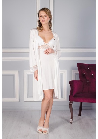Pierre Cardin 5025 Altılı Penye Gecelik - Sabahlık Takımı