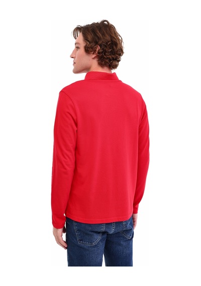 Kinetix Mb Sn329 Ukol Polo 5pr Bordo Erkek Uzun Kol T-shirt Bordo