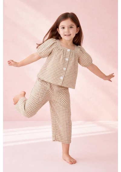 Poala Kids Karpuz Kol Takım Krem