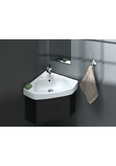 Turkuaz Seramik Cerastyle Mini 46 x 46 CM Arda Köşe Lavabo