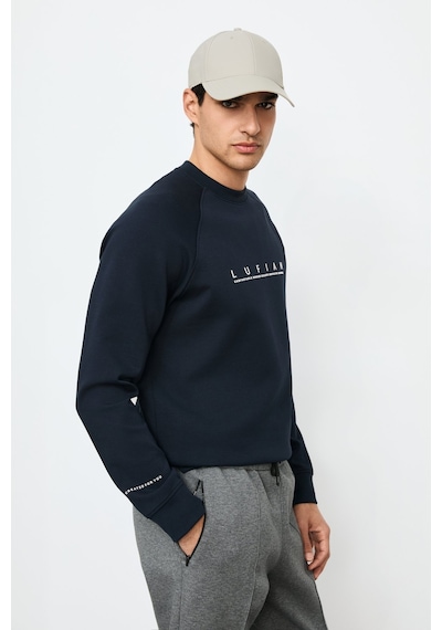 Lufian Cooper Erkek Sweatshirt 112030198 Lacivert