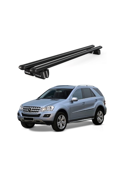 Pençe Mercedes-benz Ml Ara Atkı W164 2005-2011 Uyumlu Siyah Ara Atkı Port Bagaj Tavan Barı