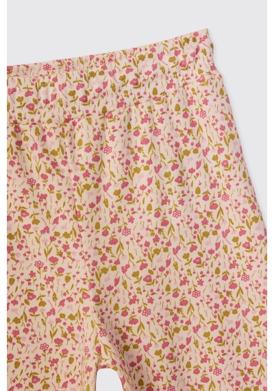 Panço Kız Çocuk Yakalı Ekru Pijama Takımı 2621gk39004 Krem