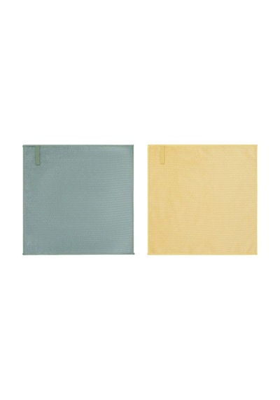 Ikea Pepprıg Mikrofiber Cam Temizlik Bezi 28 X 28 Cm Mavi Sarı 2'li Set Sarı - Mavi