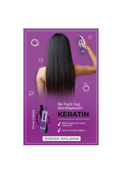 Jenerik Keratin Çift Fazlı Kondisyoner Fön Suyu 240 Ml - Mrfs