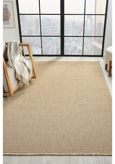 Mariesse Home Hav Toz Vermez Kolay Temizlenen Hasır Doku Sisal Halı Bombay 664-bej