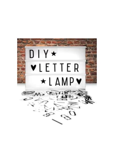 Lightbox A4 Led Işık Işıklı Mesaj Panosu 96 Harf Light Box Pano (440637682)