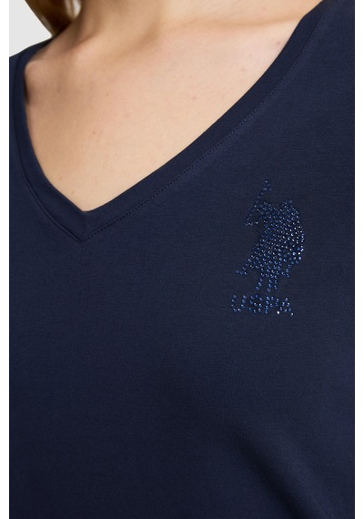 U.S. Polo Assn. U.s. Polo Assn. Kadın Lacivert Tişört Basic 50321817-vr033 U.S. Polo Assn. U.s. Polo Assn. Kadın Lacivert Tişört Basic 50321817-vr033