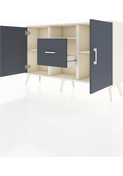 Arges Konsol 3 Raflı Tek Çekmeceli 2 Kapaklı 132x30x83 Aytaşı-antrasit/antrasit Antrasit/antrasit Arges Konsol 3 Raflı Tek Çekmeceli 2 Kapaklı 132x30x83 Aytaşı-antrasit/antrasit Antrasit/antrasit