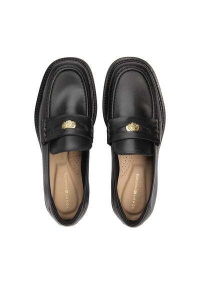 Tommy Hilfiger Siyah Kadın Loafer-8913 Siyah