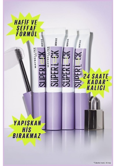 Telescopic Gold Maskara - Siyah & Super Lock Brow Glue Kaş Sabitleyici Maskara - Şeffaf pkttelesmasksuperlock-10572