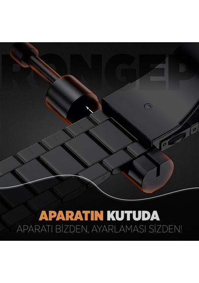 Rongep Huawei İle Uyumlu Kısaltma Aparatlı 22mm Çelik Kordon Gt6/gt6 Pro/gt5/gt5 Pro/gt4/gt3/gt3 P Sku: Smg8690010061904
