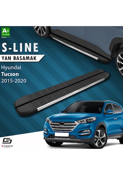 S-dizayn Hyundai Tucson 3 S-line Krom Yan Basamak 173 Cm 2015-202