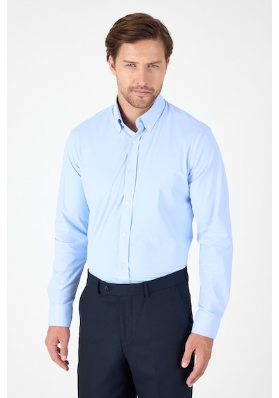 İmza Koyu Mavi Uzun Kol Düğmeli Yaka Cepsiz Performans Ürün Slim Fit Gömlek 1004250270 Koyu Mavi İmza Koyu Mavi Uzun Kol Düğmeli Yaka Cepsiz Performans Ürün Slim Fit Gömlek 1004250270 Koyu Mavi