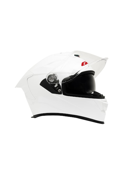 Gp Kompozit Mks008-pw Yarış Spoiler Güneş Vizörlü Şeffaf Full Face Motosiklet Kaskı Çok Renkli