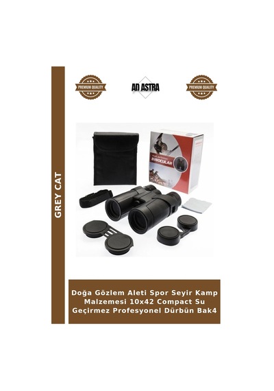 Doğa Gözlem Aleti Spor Seyir Kamp Malzemesi 10x42 Compact Su Geçirmez Profesyonel Dürbün Bak4
