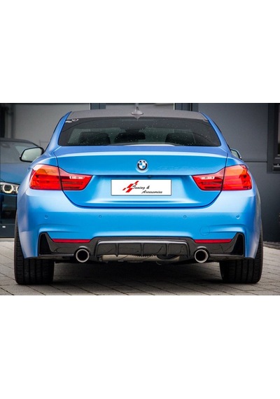Bmw F32-F33-F36 M Performance Sağ Sol Tek Çıkış Difüzör Parlak S
