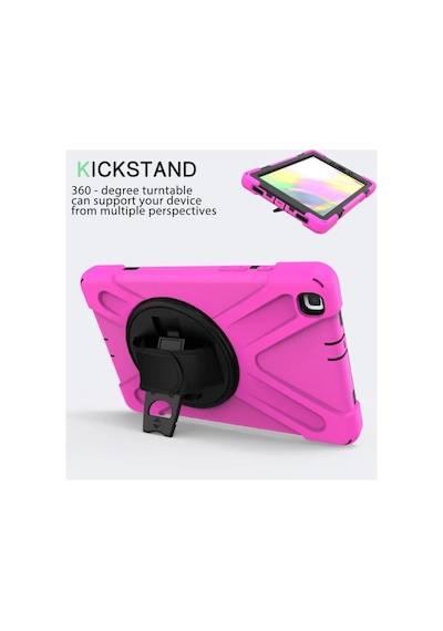 Samsung Galaxy T290 Tab A 8 Kılıf Amazing Tablet Kapak - Pembe Diğer