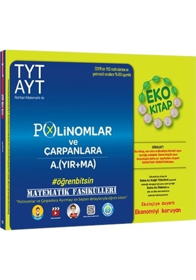 Tyt-Ayt Matematik Fasikülleri - Polinomlar ve Çarpanlara Ayırma E