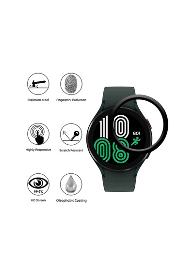 Samsung Galaxy Uyumlu Watch 4 44mm Ekran Koruyucu Nano Esnek Cam Ppm