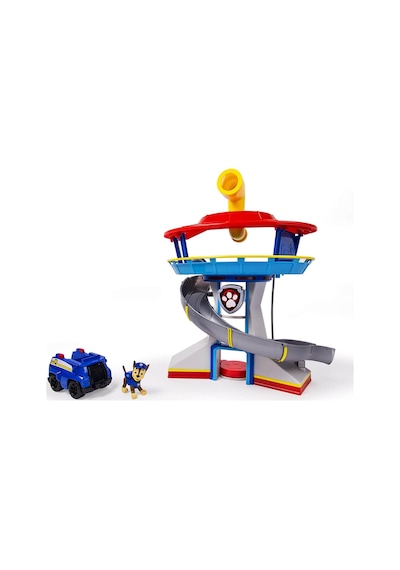 Paw Patrol Sesli Ve Işıklı Gözetleme Kulesi Oyun Seti İle Chase Göreve Hazır